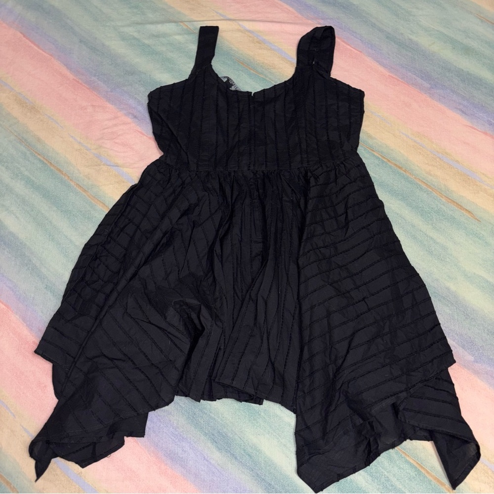 NWT Disturbia Blythe Handkerchief Hem Mini Dress - Picture 8 of 8